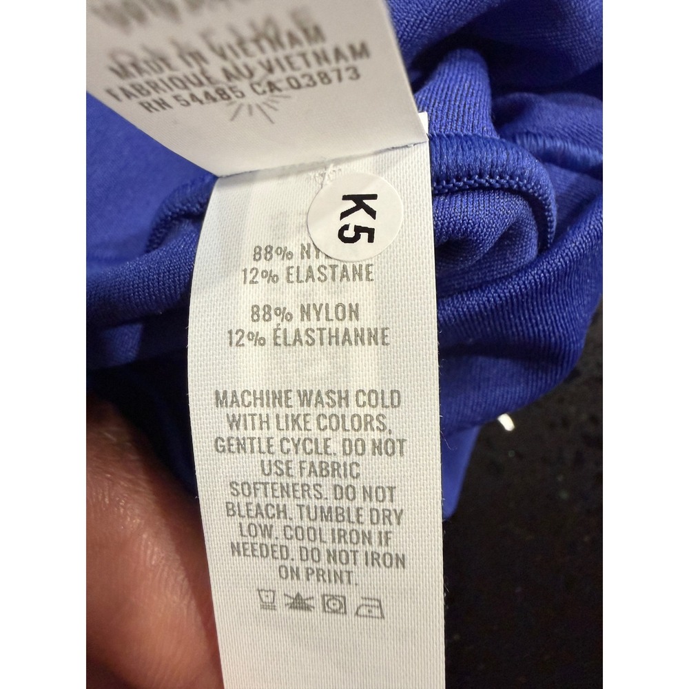 OFFLINE by Aerie Real Me Crossover Bike Shorts Cobalt Blue High Rise 5" Inseam S - Picture 6 of 9